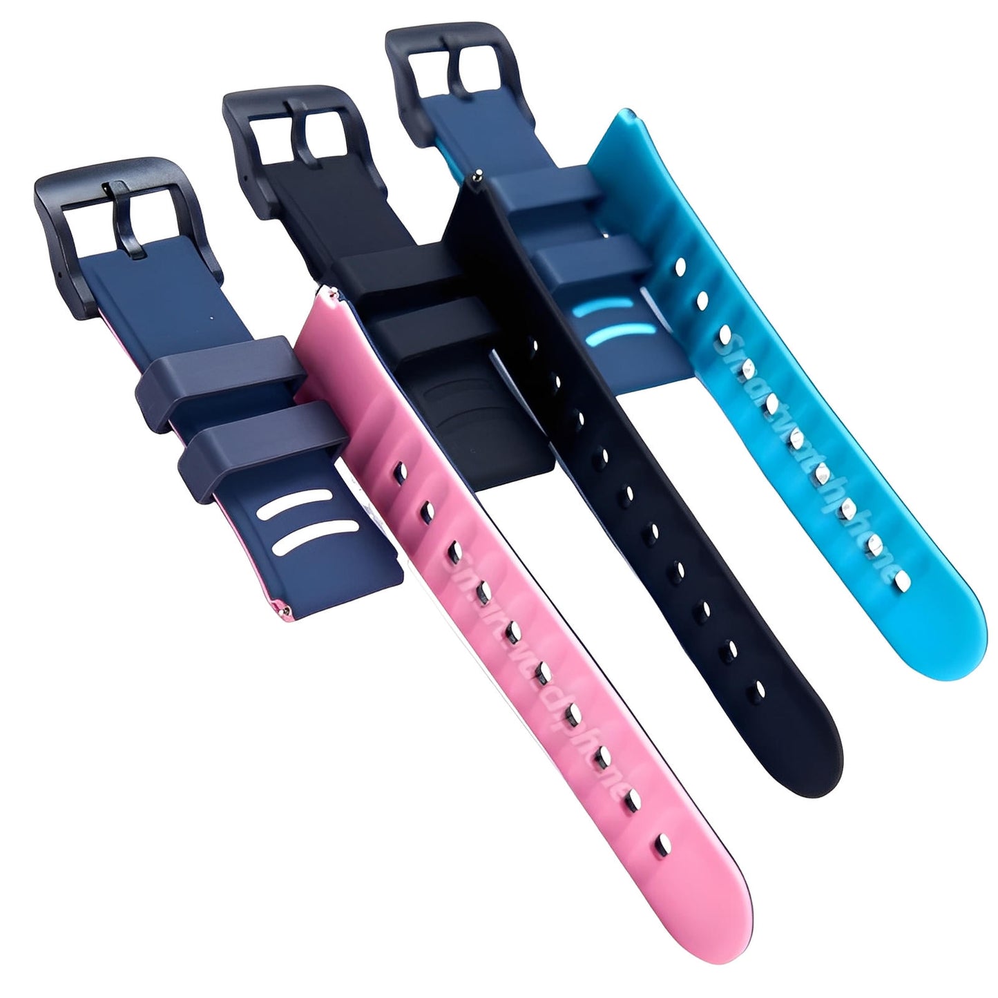 Bracelet silicone 20 mm pour montre connectée enfant iSmartwatch – confort & sécurité au quotidien
