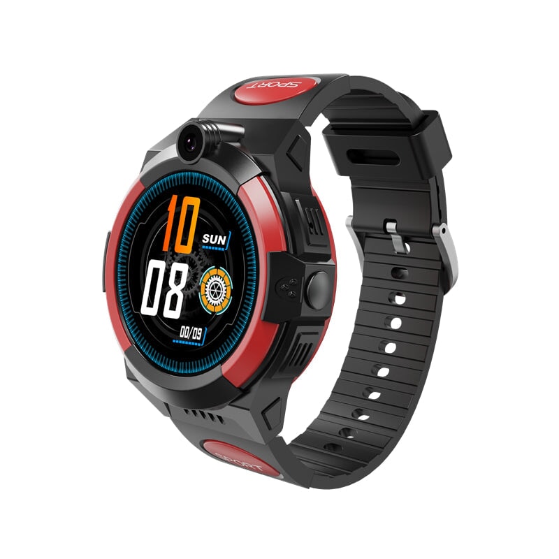 Montre Connectée Enfant GPS 4G SW-9401 avec design sportif et bracelet en caoutchouc