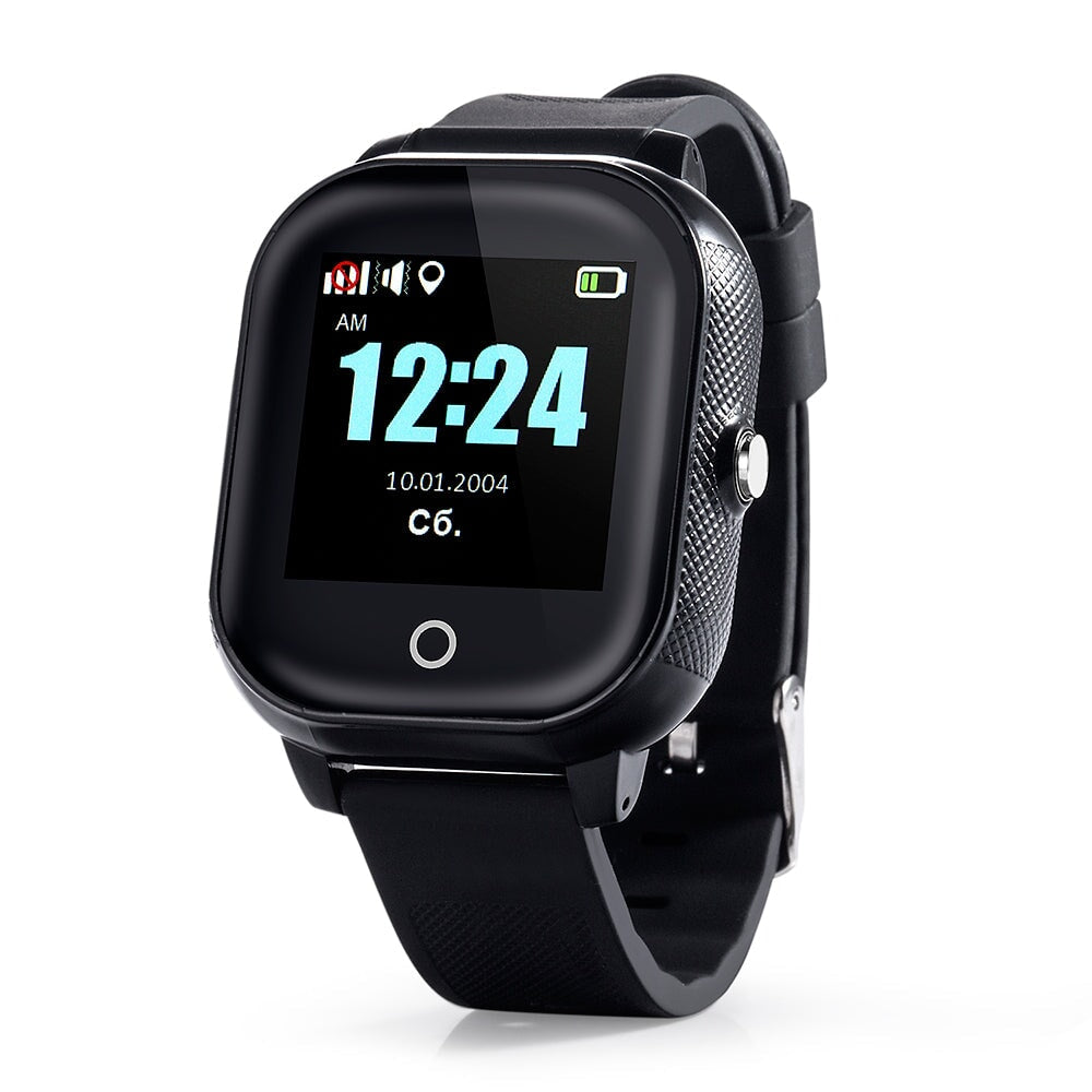 Montre Connectée Enfant GPS SW-7833 noir avec affichage digital 12:24