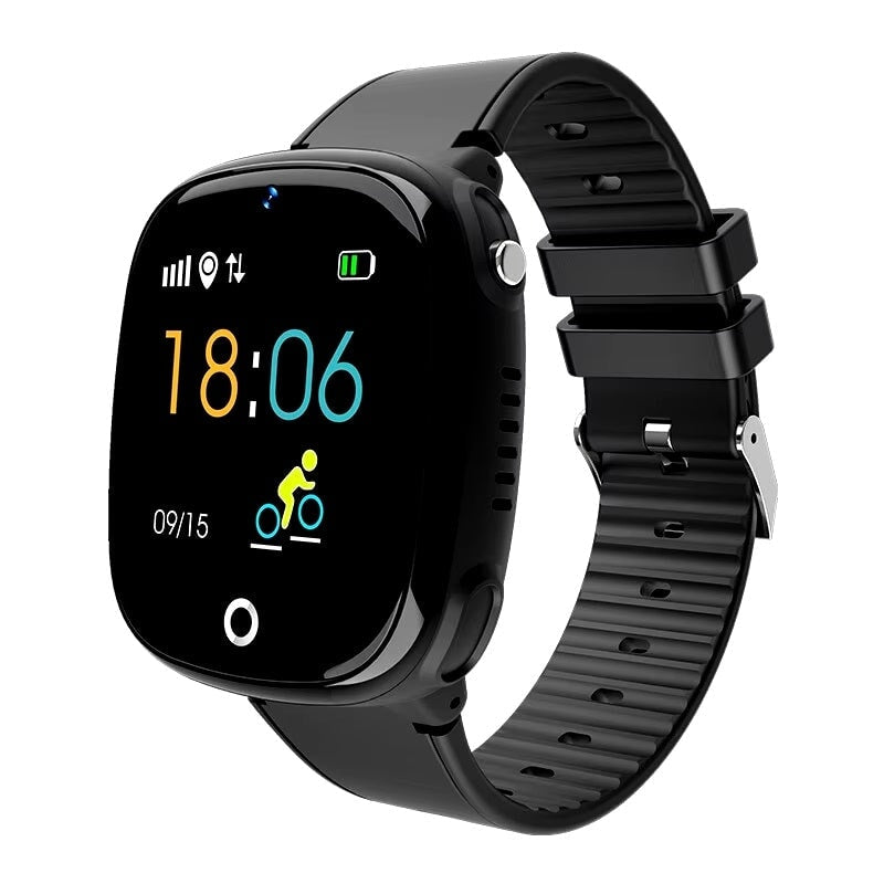 Montre Connectée Enfant GPS SW-7863 avec affichage numérique et icônes de fitness