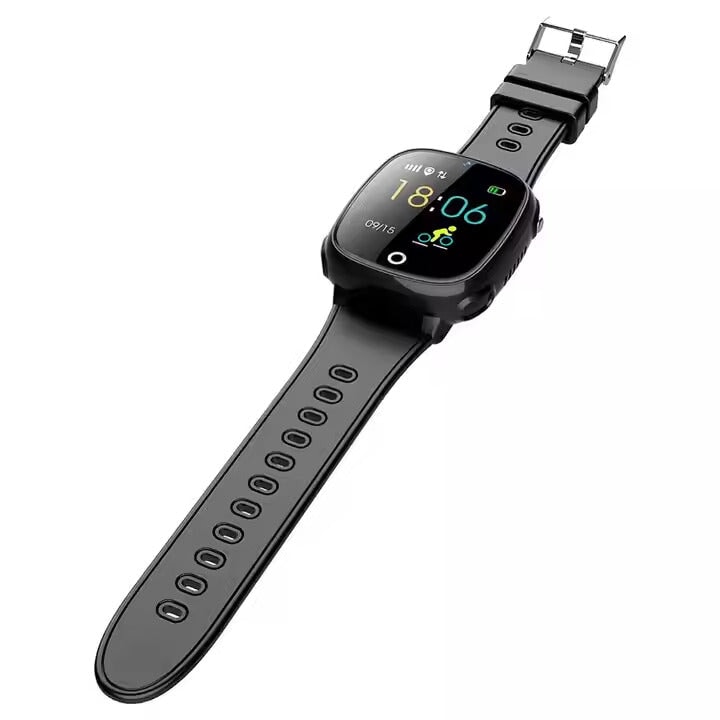 Montre Connectée Enfant GPS SW-7863 avec écran digital et bracelet en caoutchouc