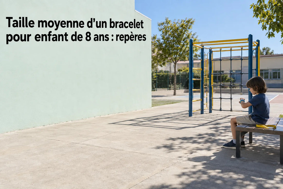 Taille moyenne d'un bracelet pour enfant de 8 ans : repères