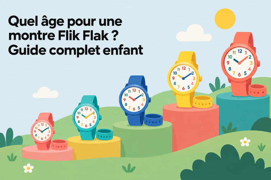 Quel âge pour une montre Flik Flak ? Guide complet enfant