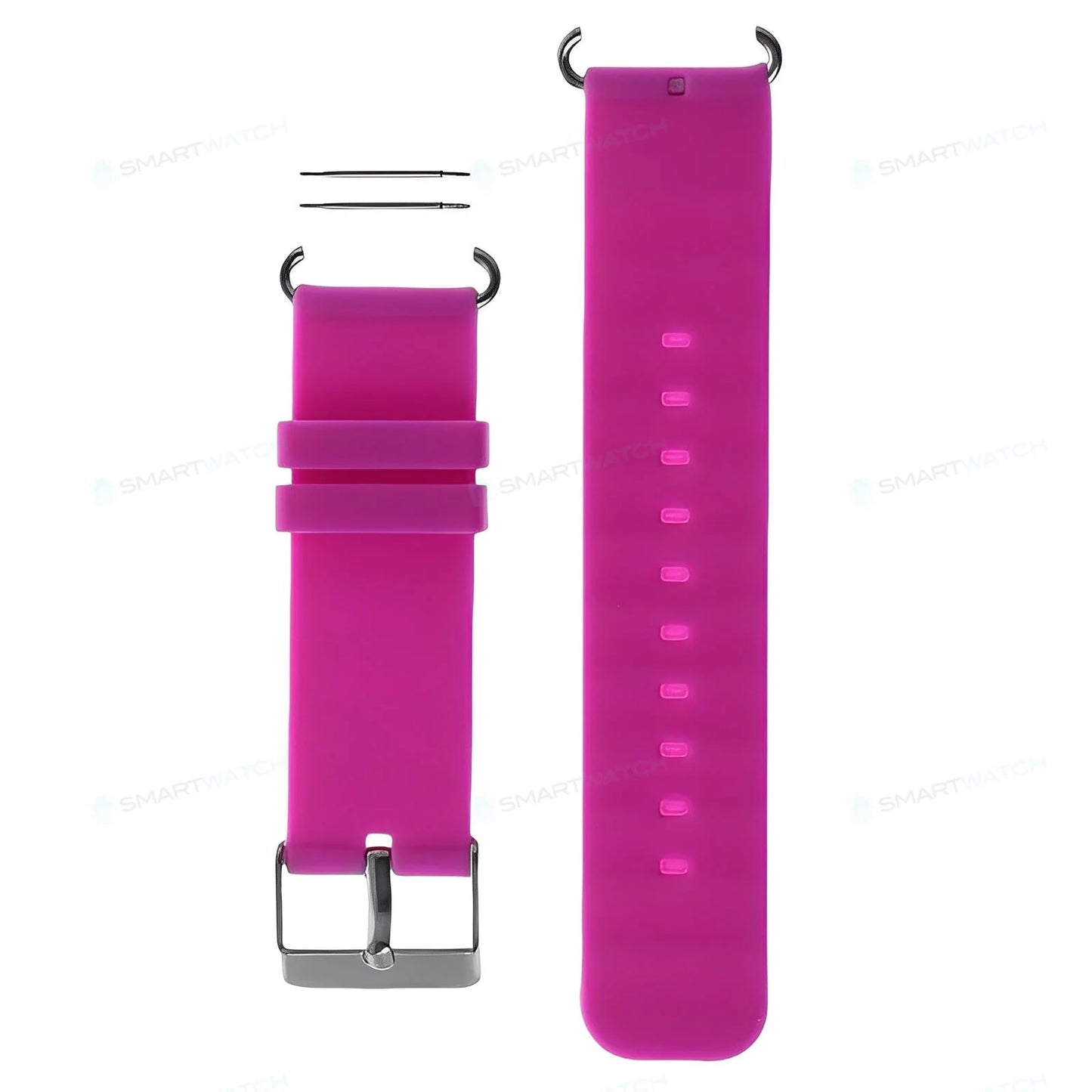 Rose Bracelet de Montre Connectée Enfant SW-7999 Silicone Souple Coloré Remplacement Durable
