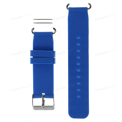 Bleu Bracelet de Montre Connectée Enfant SW-7999 Silicone Souple Coloré Remplacement Durable