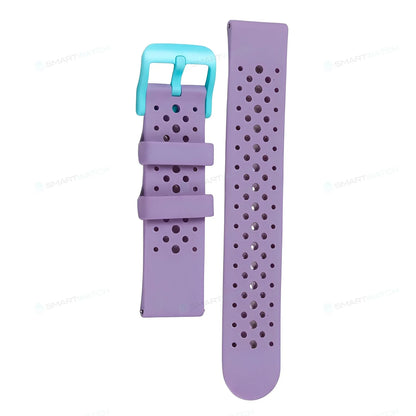 Violet Bleu Bracelet de Montre Connectée Enfant SW-9584D 4G Dual – Silicone Confortable Durable