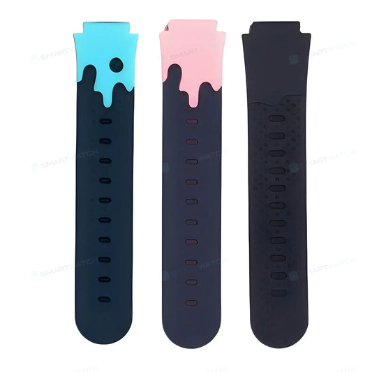 Bracelet de Remplacement Montre Connectée Enfant SW-9158, SW-7124, Couleurs Variées 16mm