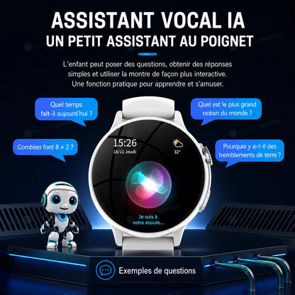Montre connectée enfant 4G avec GPS, appels vidéo | PureVision SW9150