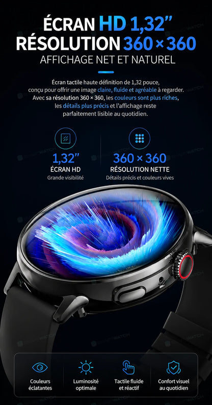 Montre connectée enfant 4G avec GPS, appels vidéo | PureVision SW9150