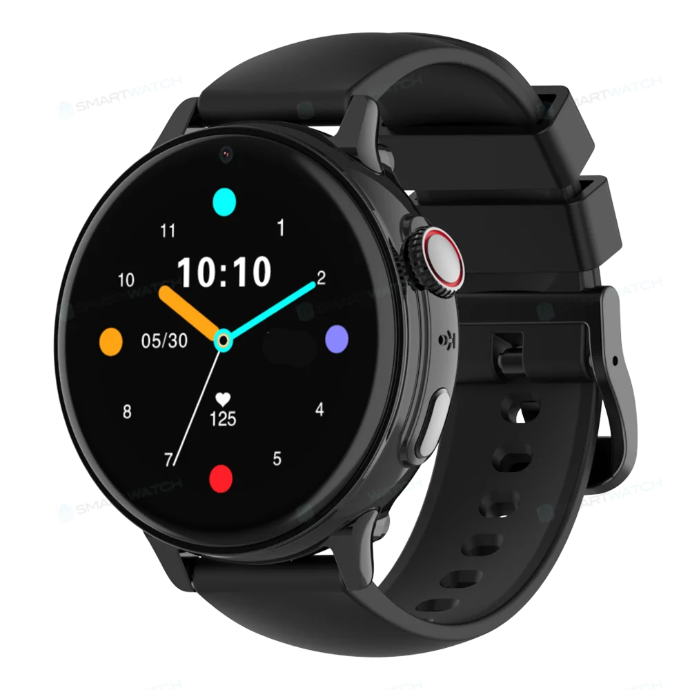 Noir Montre connectée enfant 4G avec GPS, appels vidéo | PureVision SW9150