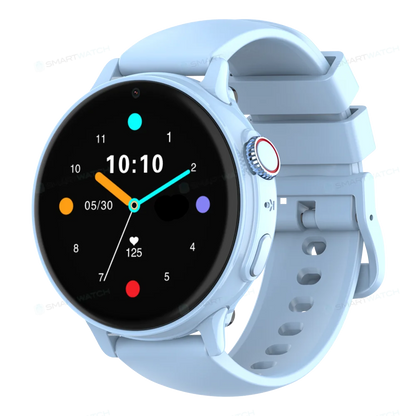 Bleu Montre connectée enfant 4G avec GPS, appels vidéo | PureVision SW9150