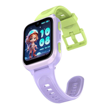 Violet Montre Connectée enfant 4G GPS intelligence artificielle| AI Pro - Ecran AMOLED
