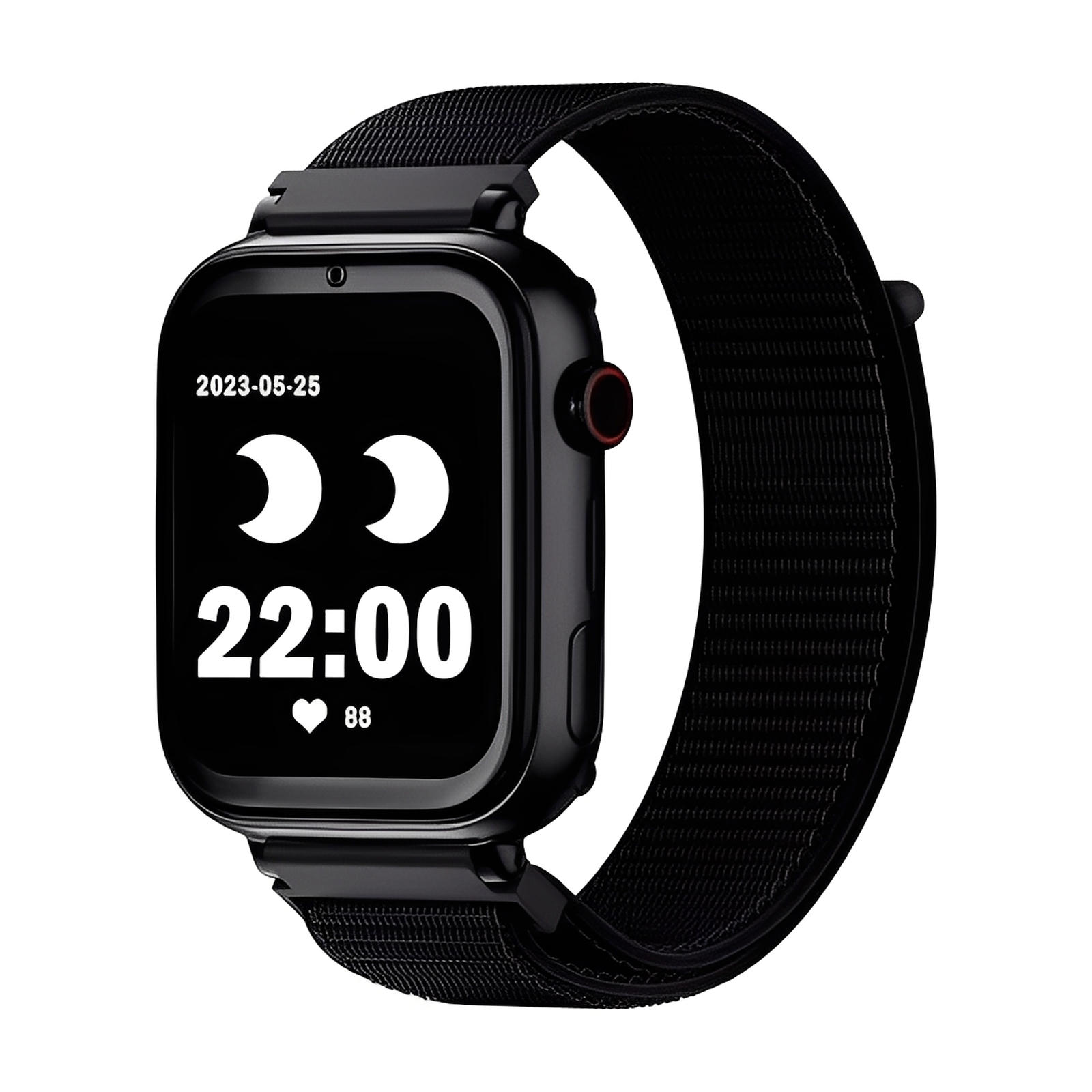 Noir Montre Connectée enfant 4G GPS | VisionKid Pro - SW9417