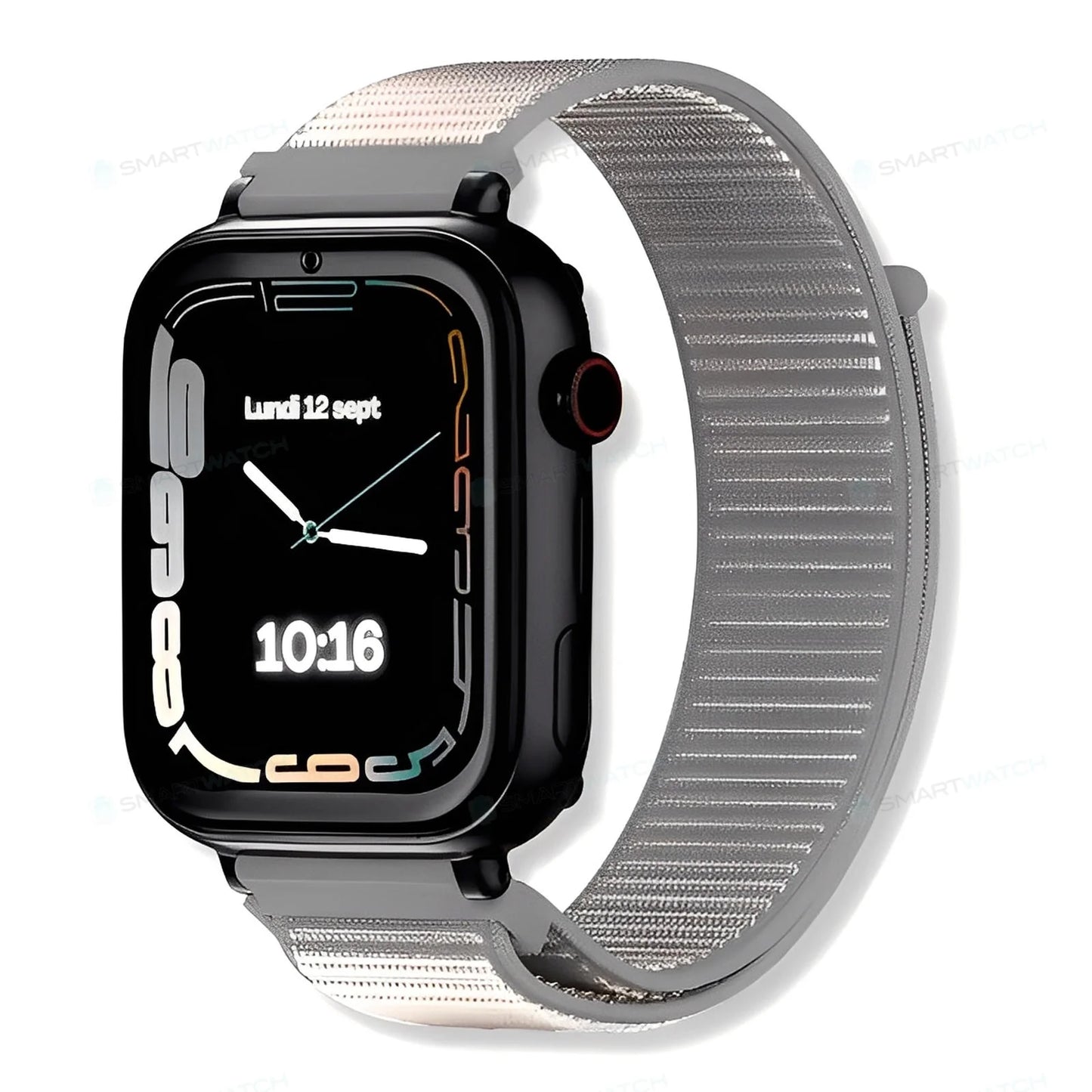 Gris Montre Connectée enfant 4G GPS | VisionKid Pro - SW9417