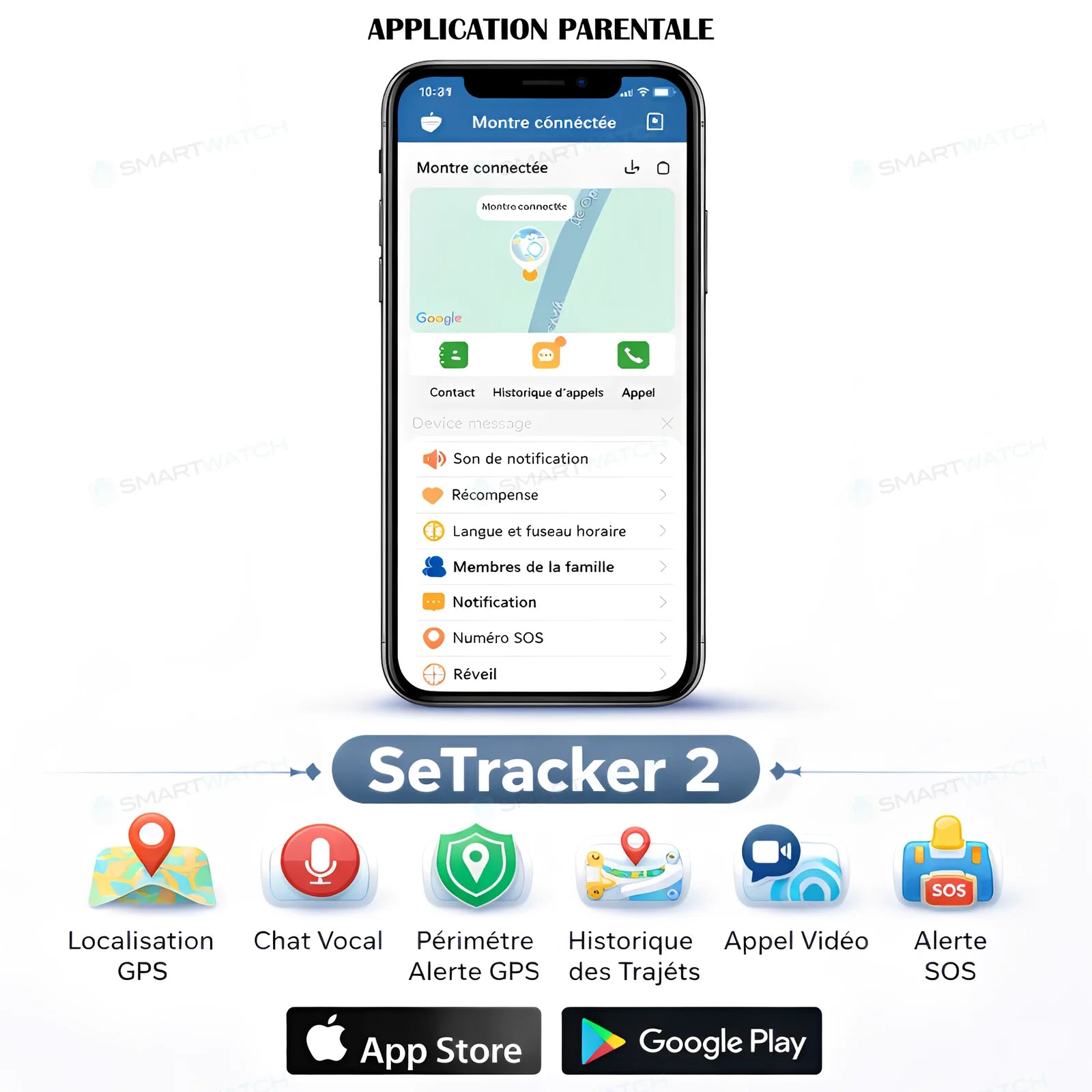 Montre Connectée enfant 4G GPS | VisionKid Pro - SW9417