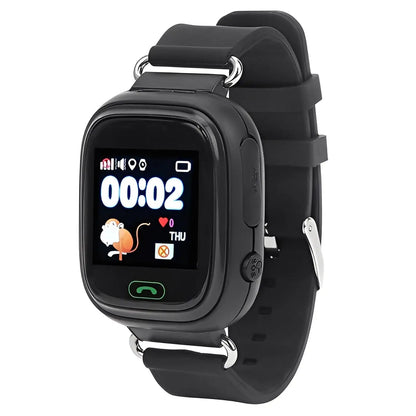 Noir Montre Connectée Enfant avec GPS - Capteur retrait poignet| Mini Explorer - SW7999