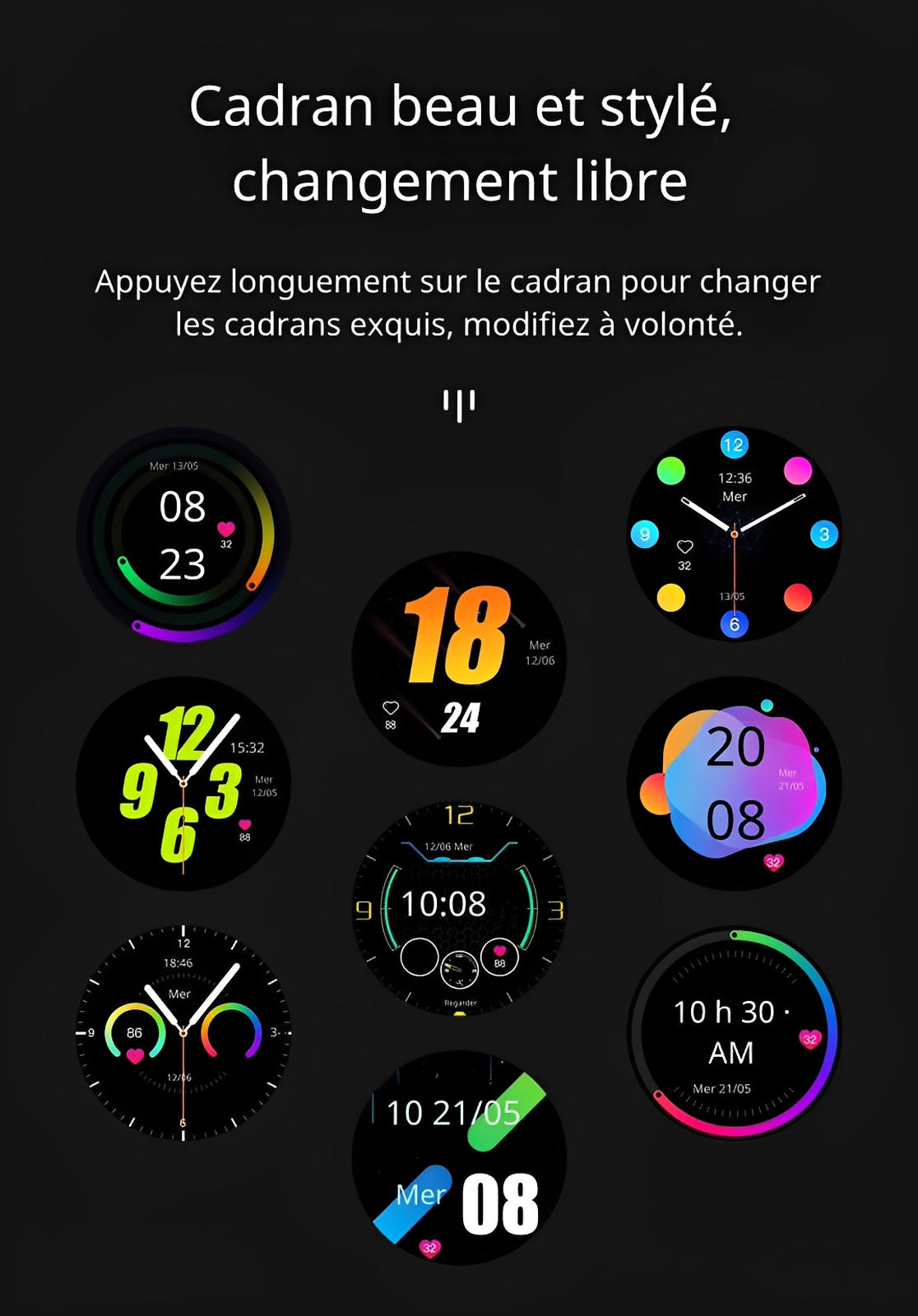 Montre Connectée Enfant capteur fréquence cardiaque et GPS 4G  | Sportwatch+ SW9401