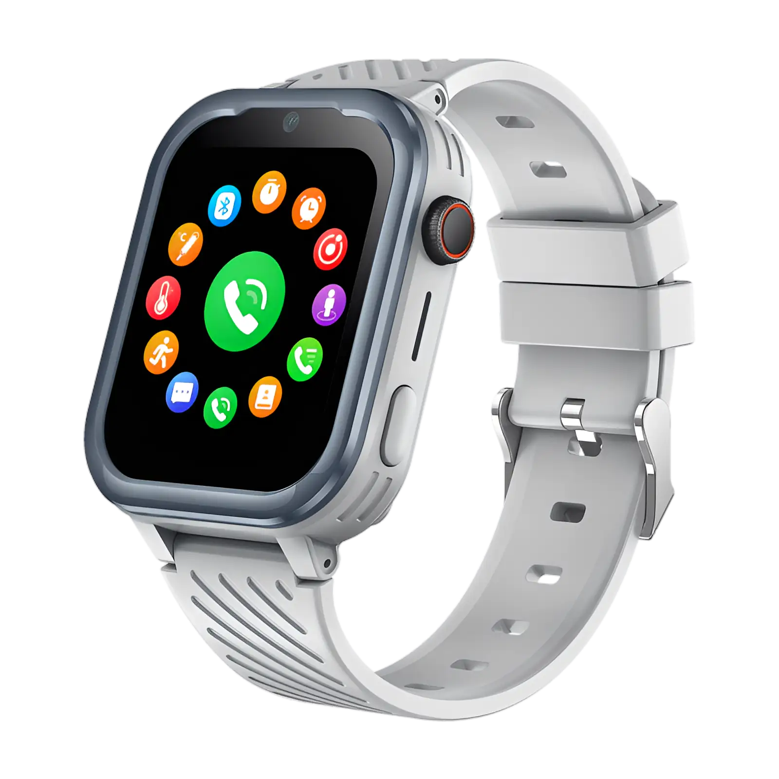 Gris Montre Connectée Enfant GPS 4G bouton SOS | MaxStyle - SW8185