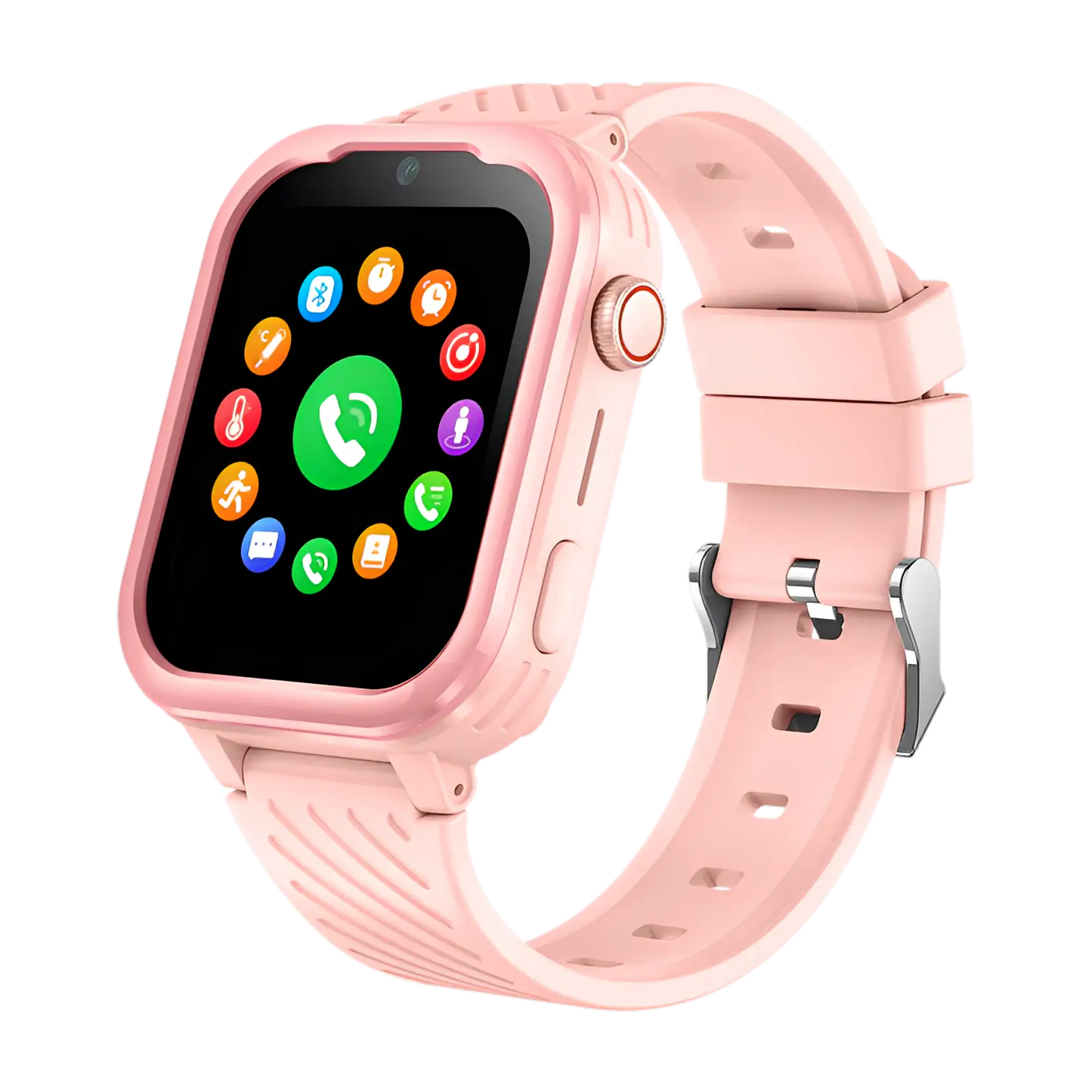 Rose Montre Connectée Enfant GPS 4G bouton SOS | MaxStyle - SW8185