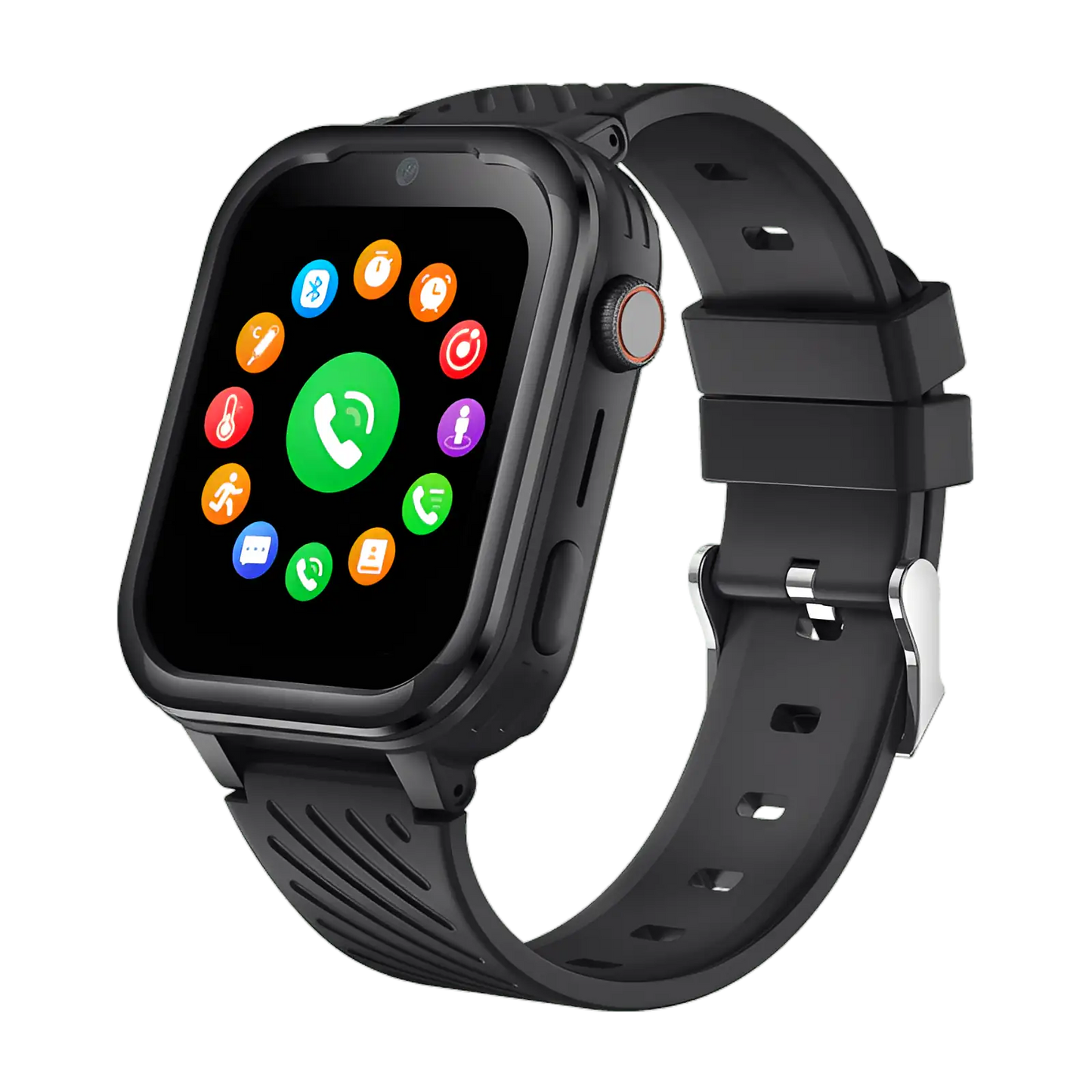 Noir Montre Connectée Enfant GPS 4G bouton SOS | MaxStyle - SW8185