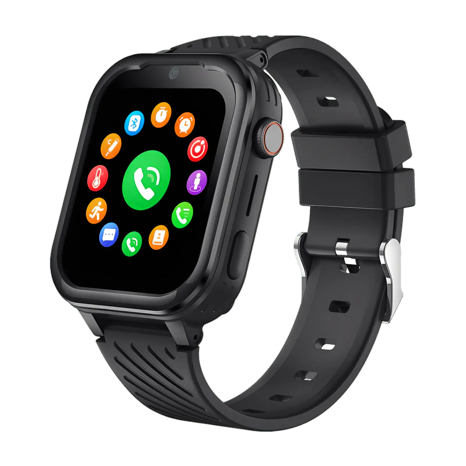 Noir Montre Connectée Enfant GPS 4G bouton SOS | MaxStyle - SW8185