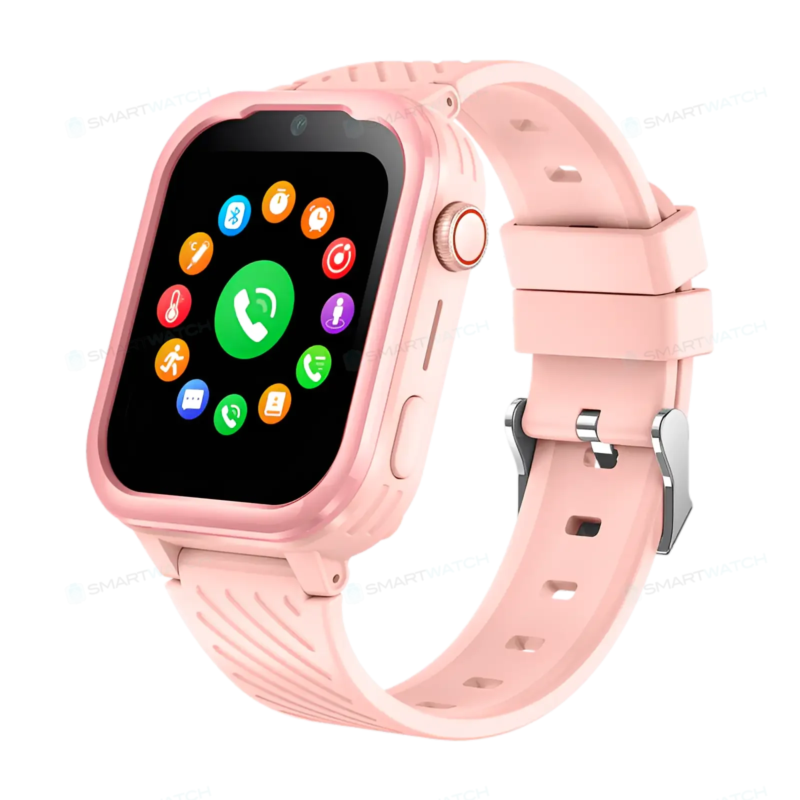 Rose Montre Connectée Enfant GPS 4G bouton SOS | MaxStyle - SW8185