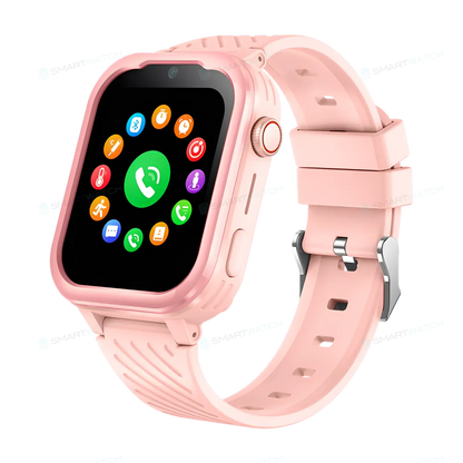 Rose Montre Connectée Enfant GPS 4G bouton SOS | MaxStyle - SW8185
