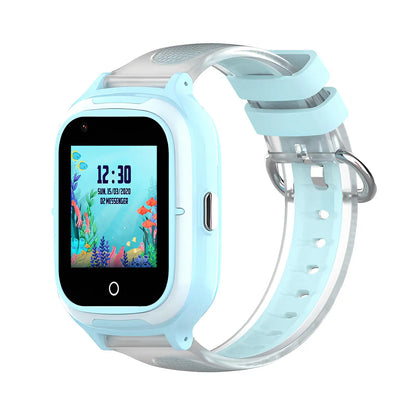 Bleu Montre Connectée Enfant GPS 4G emplacement carte SIM | IconWatch - SW8258