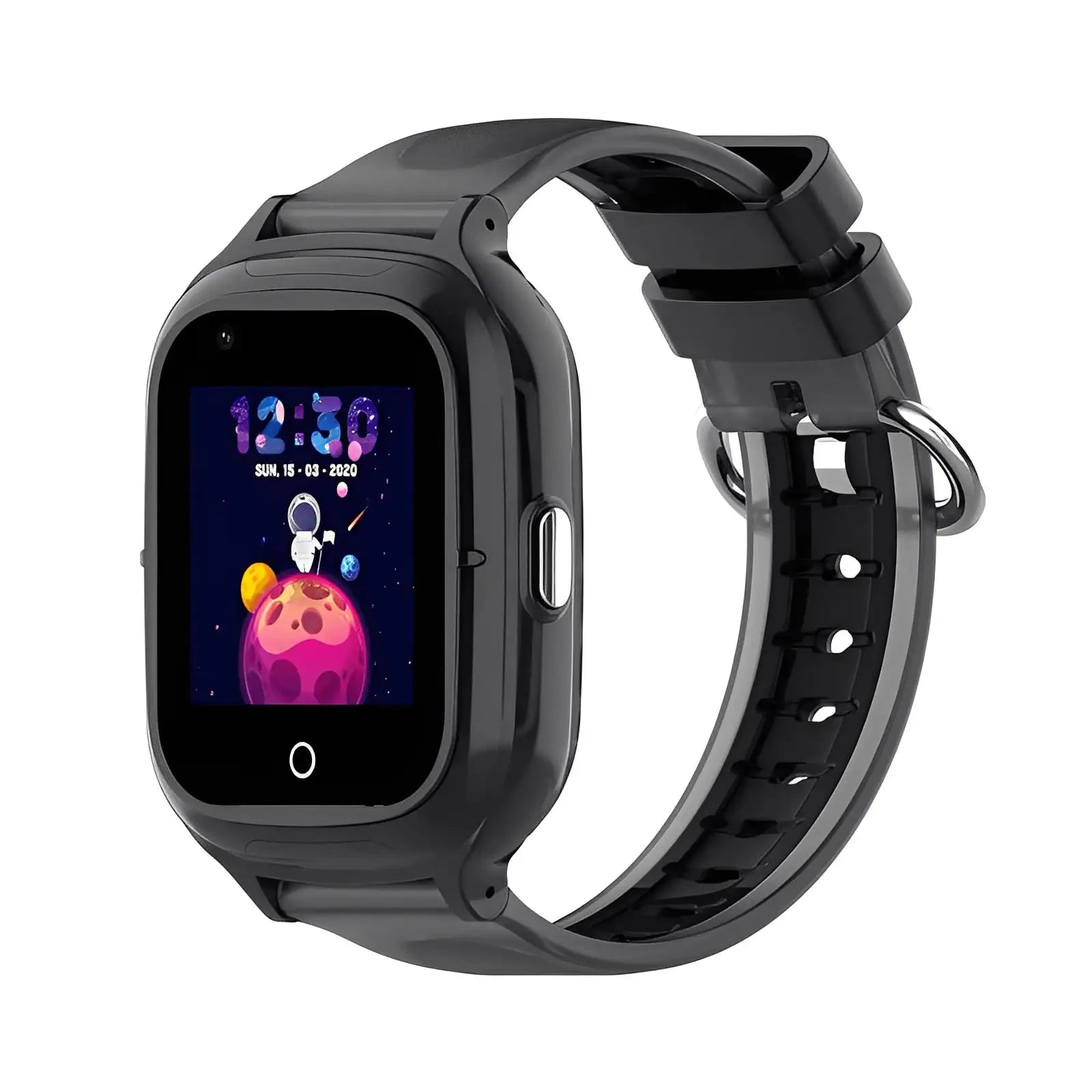 Noir Montre Connectée Enfant GPS 4G emplacement carte SIM | IconWatch - SW8258