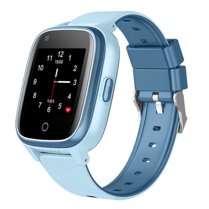 Bleu Montre Connectée pour Enfant avec caméra GPS 4G capteur de retrait | KidPro - SW9437